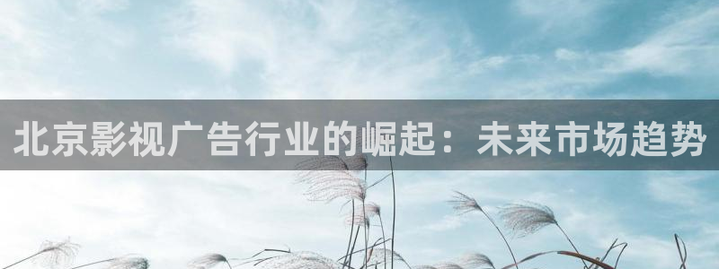 aa在线影院：北京影视广告行业的崛起：未来市场趋势